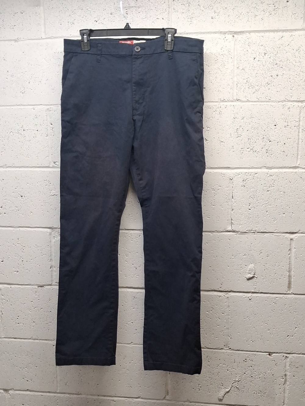 NWOT Wrangler Men's Navy Straight-Leg Chinos